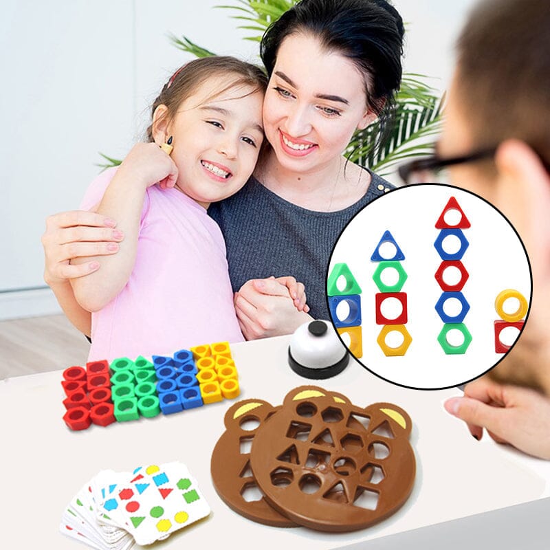 ShapeSmart Matching Game, Color & Shape Recognition Puzzle Toy for Kids