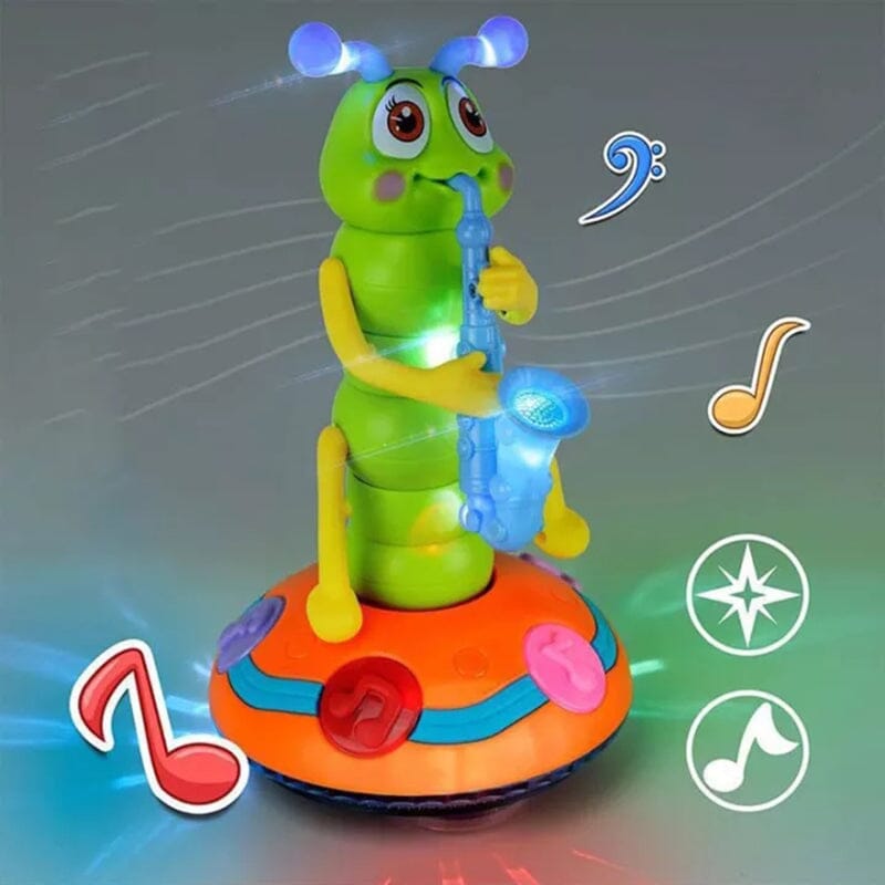 BoogieBug Dancing Caterpillar Musical Toy for Toddlers with Lights Sound and Movement