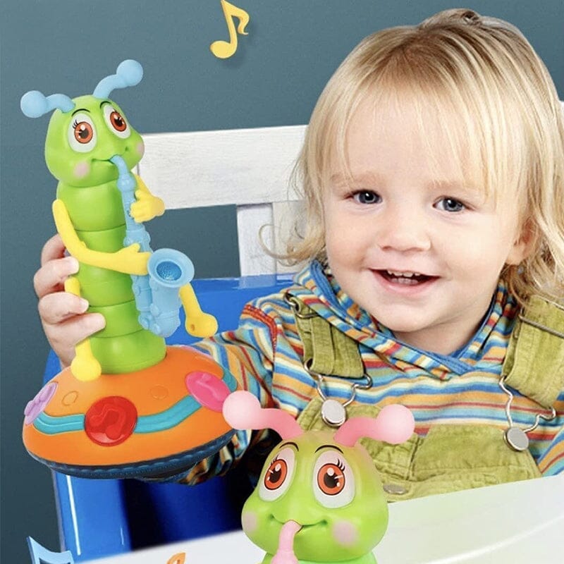 BoogieBug Dancing Caterpillar Musical Toy for Toddlers with Lights Sound and Movement