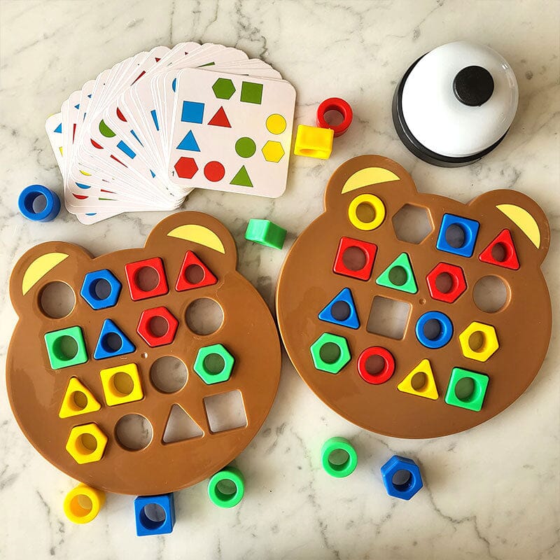ShapeSmart Matching Game, Color & Shape Recognition Puzzle Toy for Kids