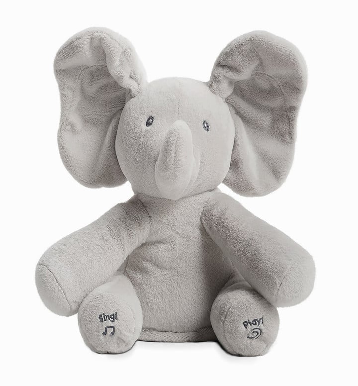 EllieSnug Soft Elephant Plush Comfort Stuffed Animal Toy for Babies
