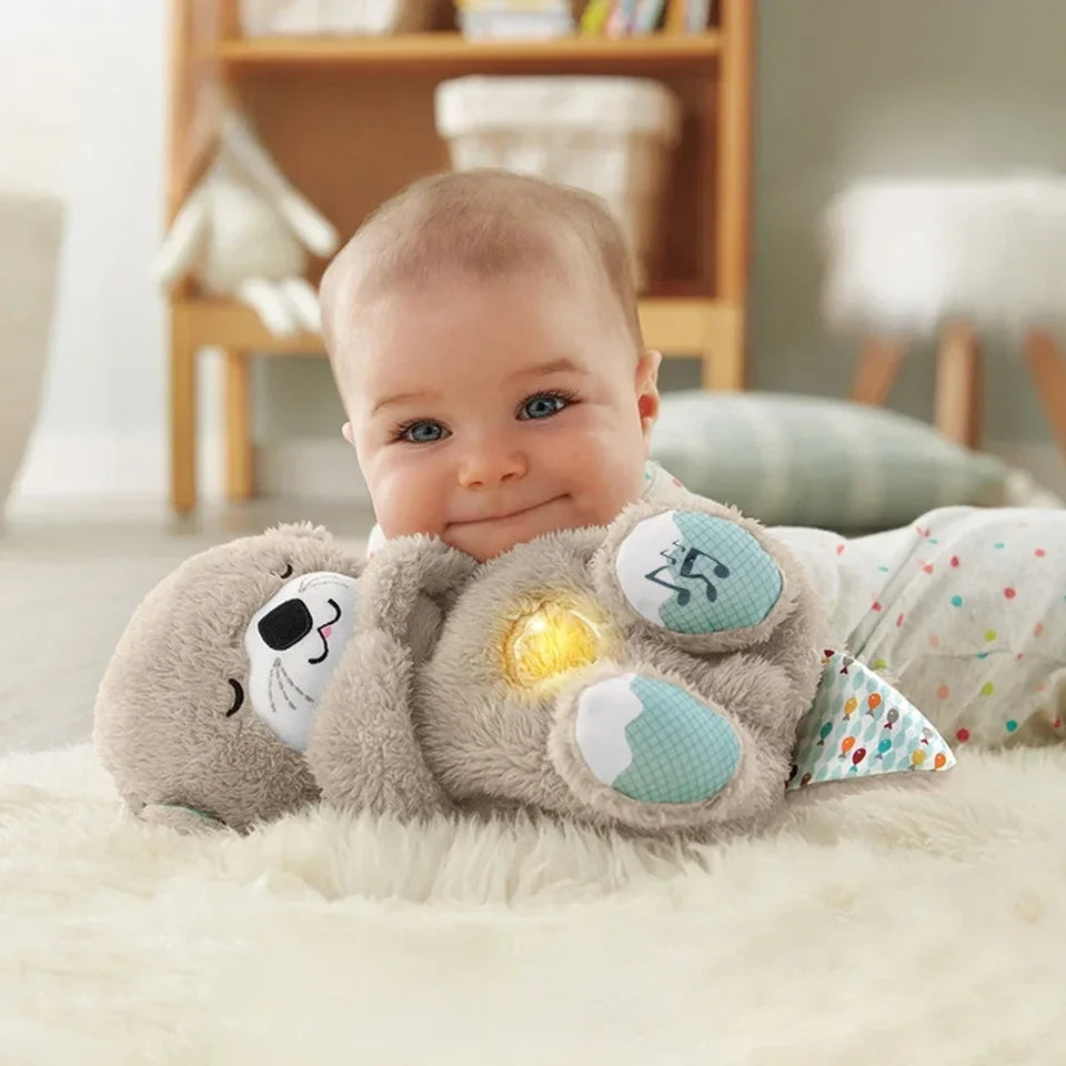 DreamPulse Soft Breathing Plush Toy with Music for Babies 6+ Months