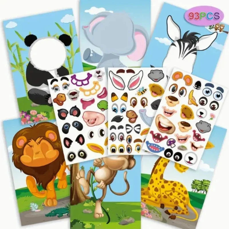 CreativeFun Kids Sticker Book, Reusable Activity & Craft Sticker Set