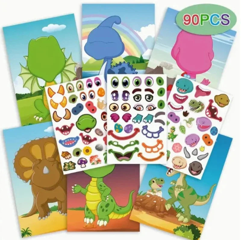 CreativeFun Kids Sticker Book, Reusable Activity & Craft Sticker Set