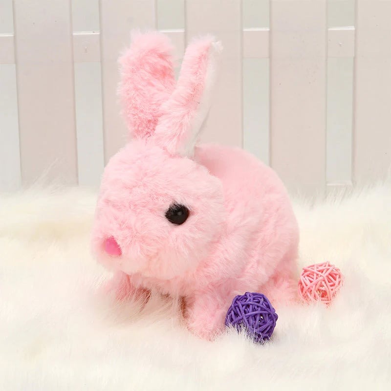 BunnyJoy Interactive Plush Bunny Toy with Sounds and Movement for Kids