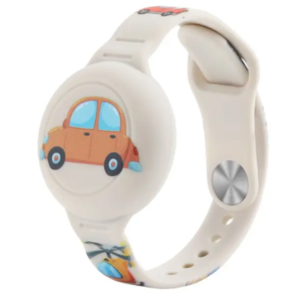 TrackMate Kids AirTag Bracelet – Secure Silicone GPS Tracking Wristband for Children