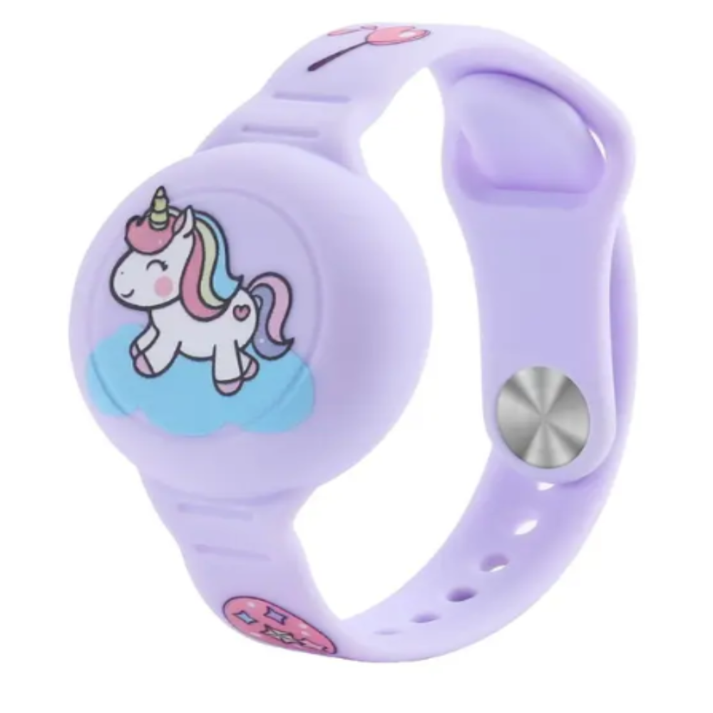 TrackMate Kids AirTag Bracelet – Secure Silicone GPS Tracking Wristband for Children