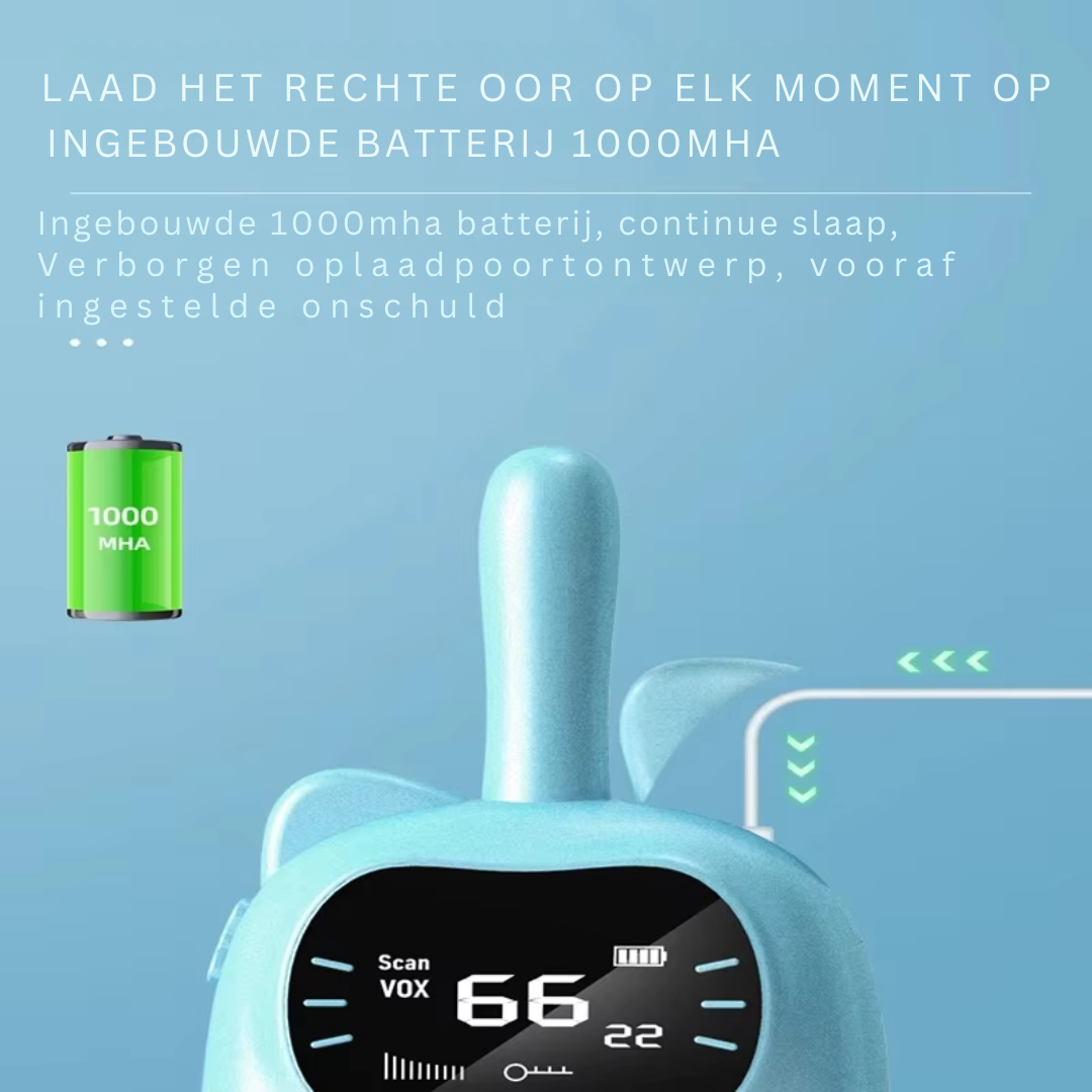 TalkTrail Rechargeable Walkie Talkies for Kids, 3km Range Outdoor Play Set