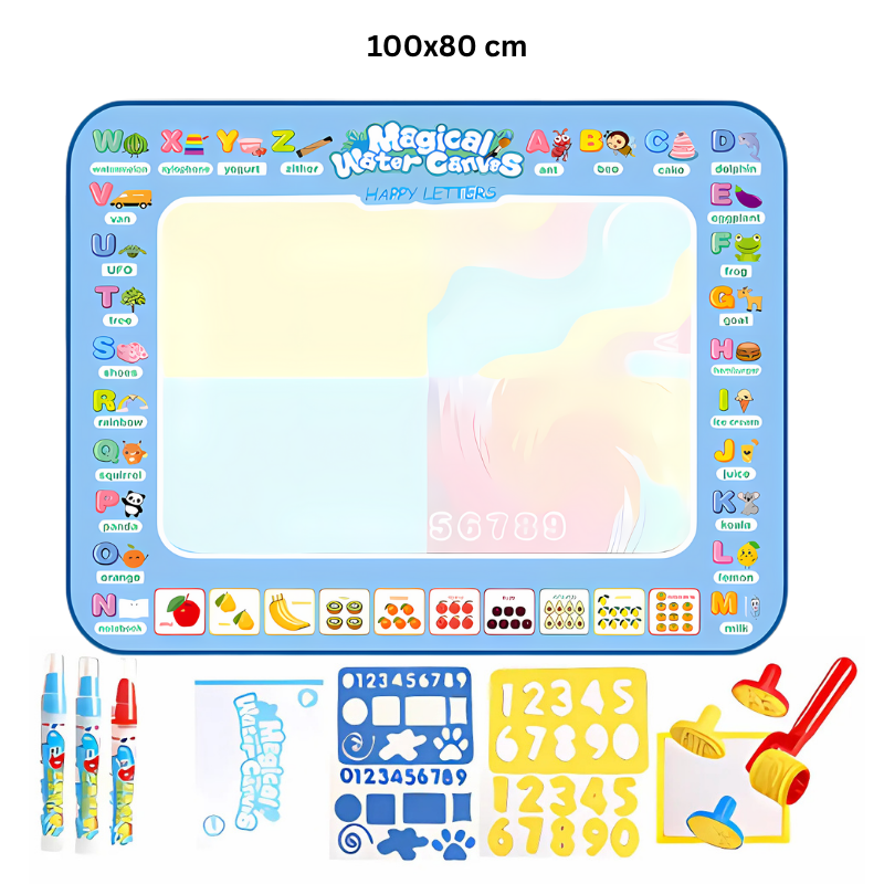 AquaArt Adventure Mat – Reusable Water Drawing Mat for Kids Learning & Play