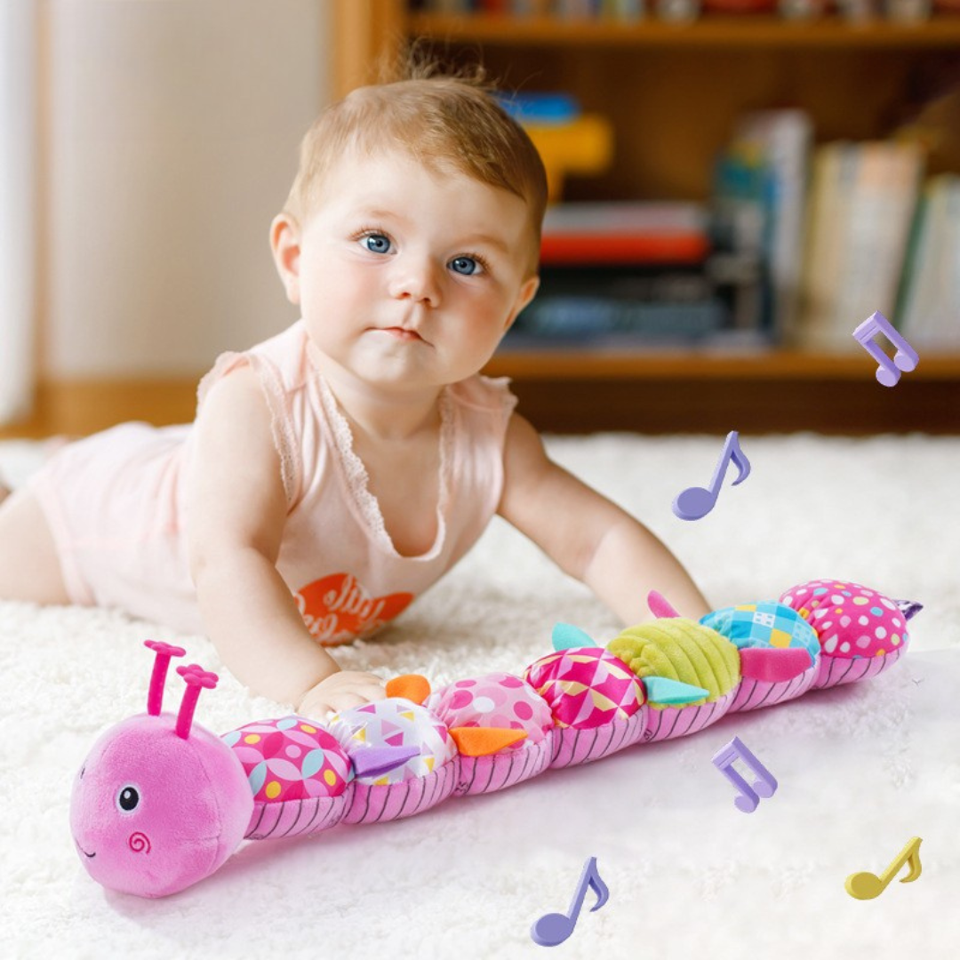 MelodyCrawl Musical Baby Caterpillar Toy for Sensory Development and Motor Skills