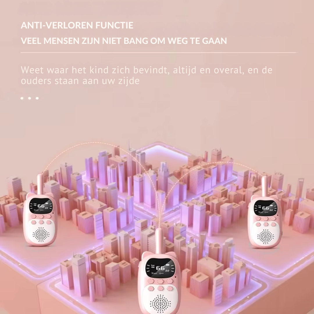 TalkTrail Rechargeable Walkie Talkies for Kids, 3km Range Outdoor Play Set