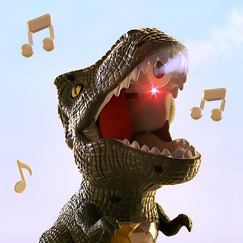 DinoBlaster Interactive Dinosaur Shooting Toy with Foam Balls for Kids Play