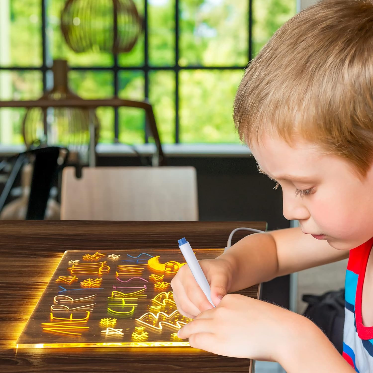 GlowSketch LED Light Drawing Board for Kids Creative Art and Imaginative Play