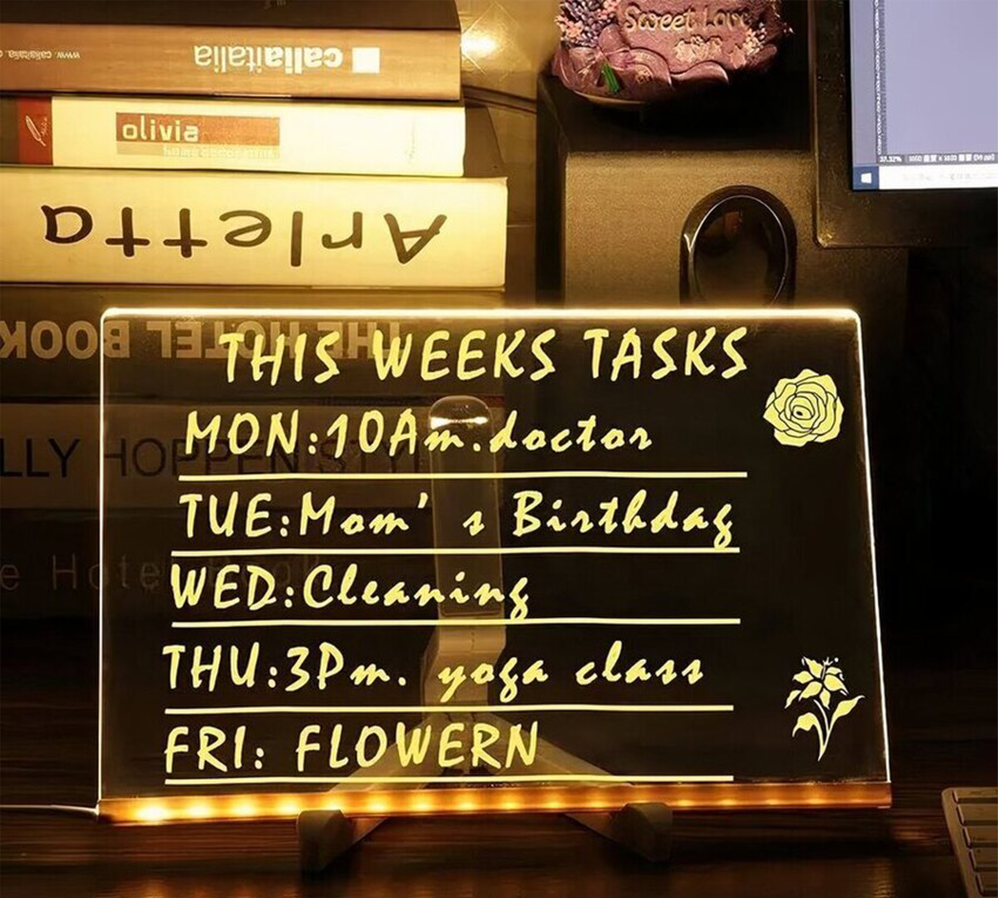 GlowSketch LED Light Drawing Board for Kids Creative Art and Imaginative Play