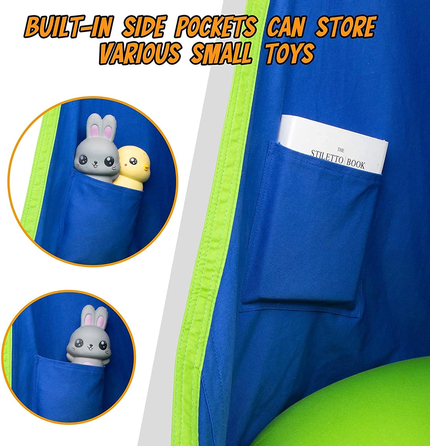 CloudSwing Kids Hammock Chair for Indoor and Outdoor Play with Soft Cushion