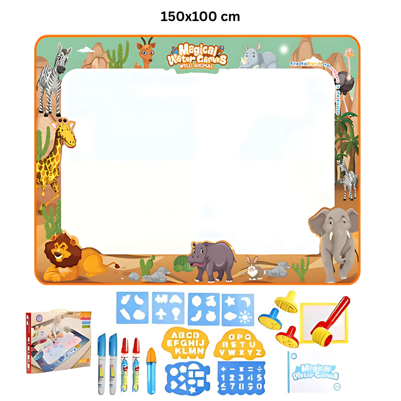 AquaArt Adventure Mat – Reusable Water Drawing Mat for Kids Learning & Play