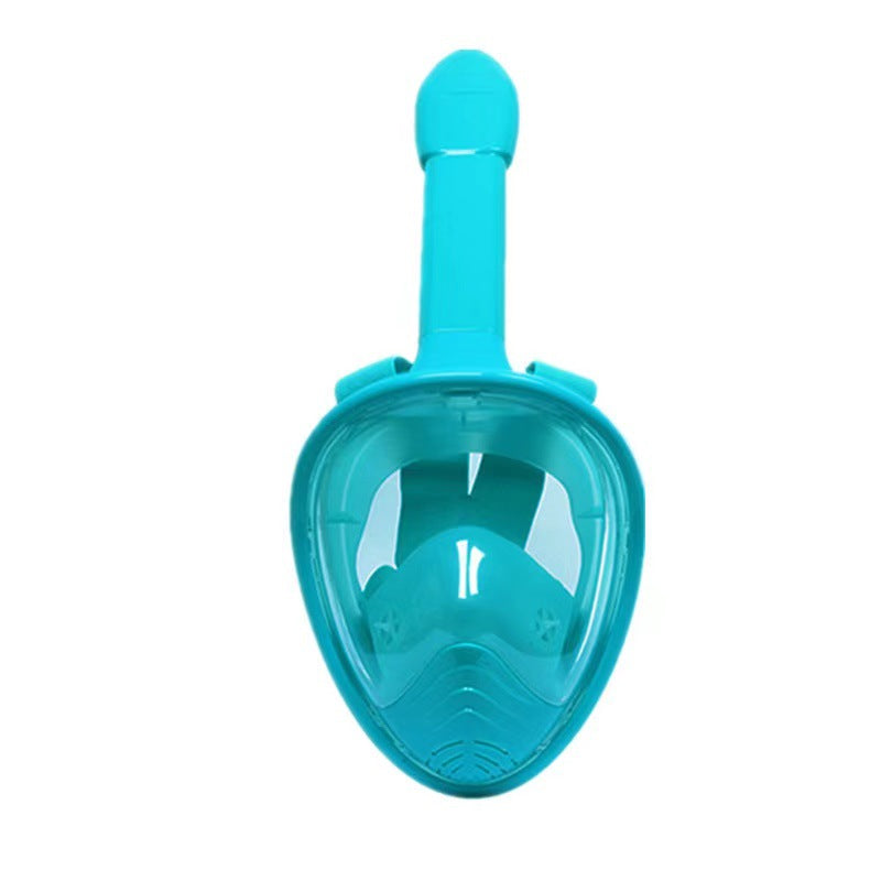 AquaView Kids Snorkel Mask with 180° Panoramic View, Dry Top Leak-Proof Design