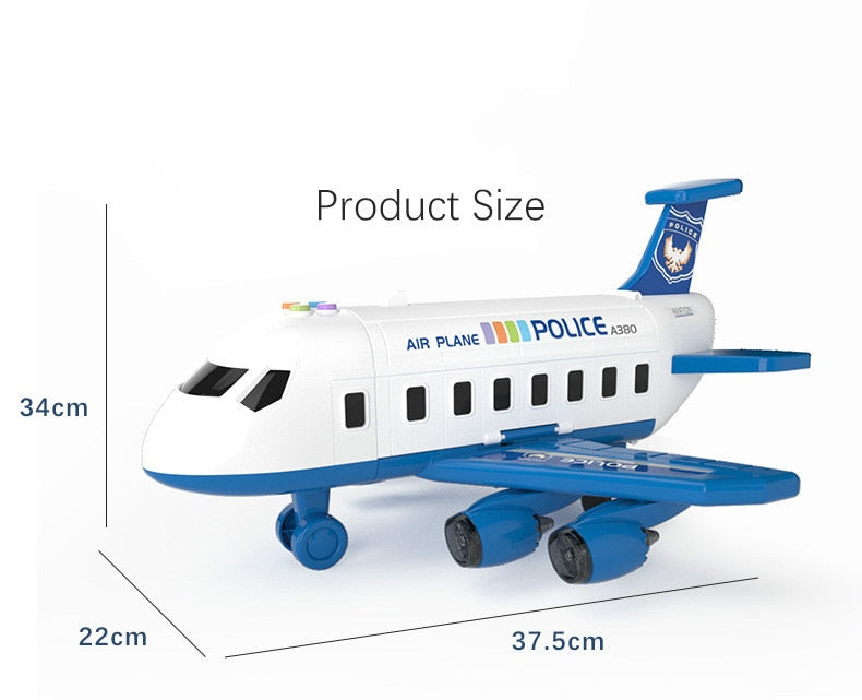 SkyExplorer Adventure Airplane Playset for Kids, 20-Piece Imaginative Role Play Toy Ages 3+