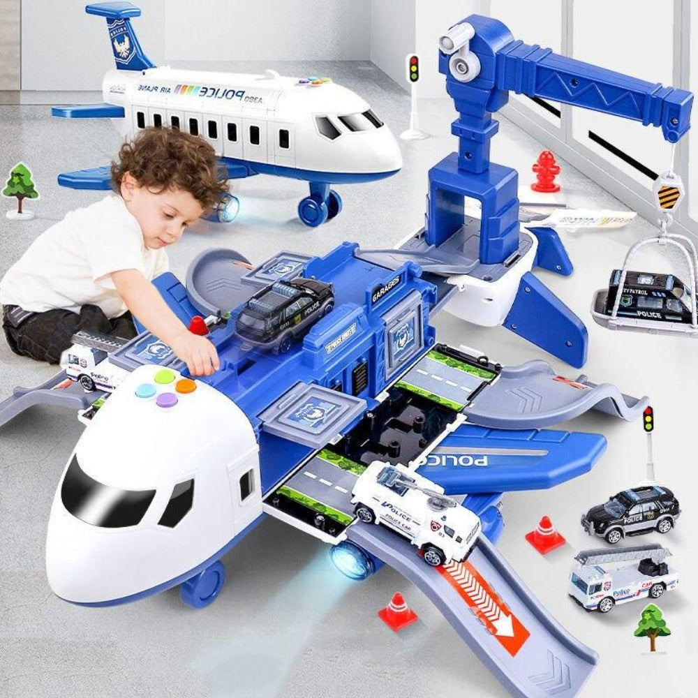 SkyExplorer Adventure Airplane Playset for Kids, 20-Piece Imaginative Role Play Toy Ages 3+