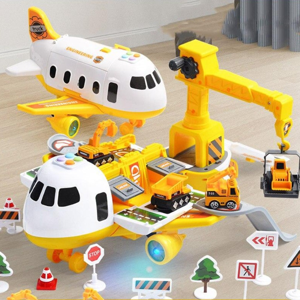 SkyExplorer Adventure Airplane Playset for Kids, 20-Piece Imaginative Role Play Toy Ages 3+