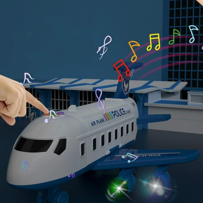 SkyExplorer Adventure Airplane Playset for Kids, 20-Piece Imaginative Role Play Toy Ages 3+