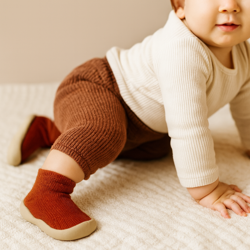 TinySteps Flex Baby Walking Shoes – Non-Slip Knit Upper with Soft Grip Sole