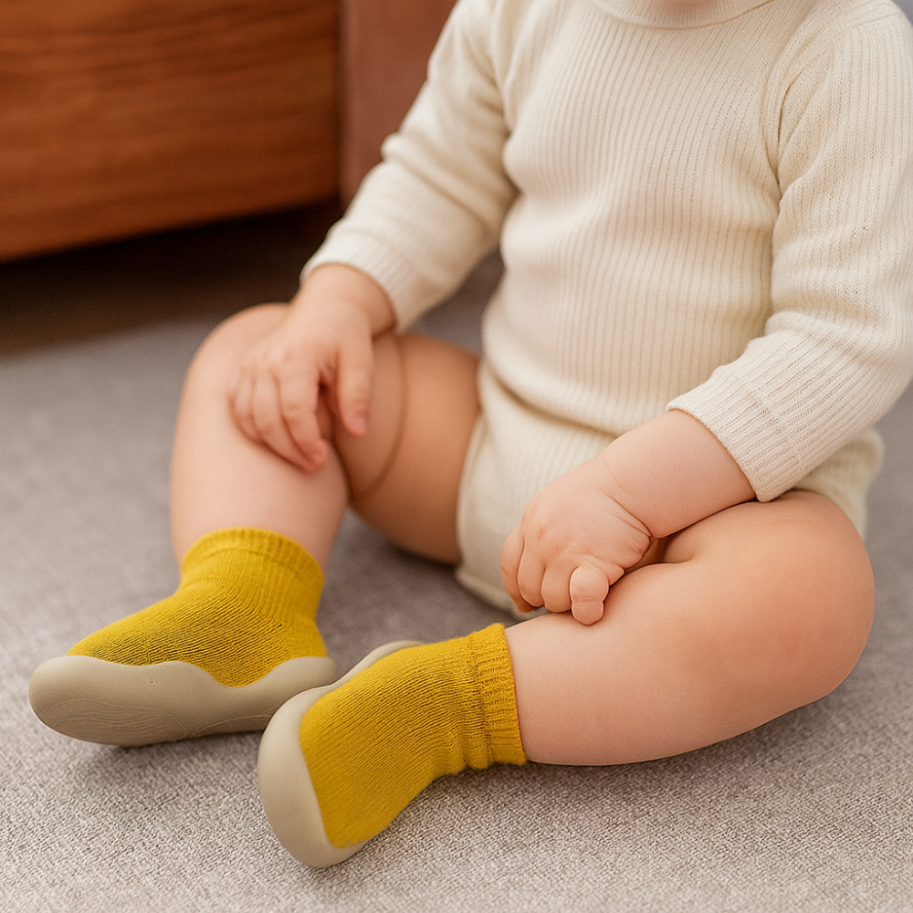 TinySteps Flex Baby Walking Shoes – Non-Slip Knit Upper with Soft Grip Sole