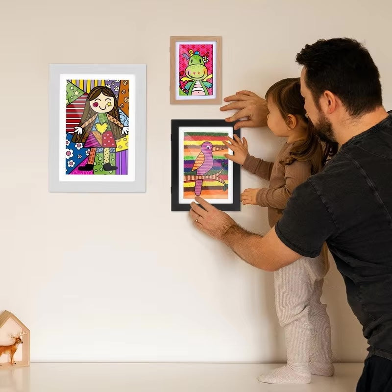 ArtBuddy Kids Artwork Display Frame for Storing and Showcasing Children’s Drawings