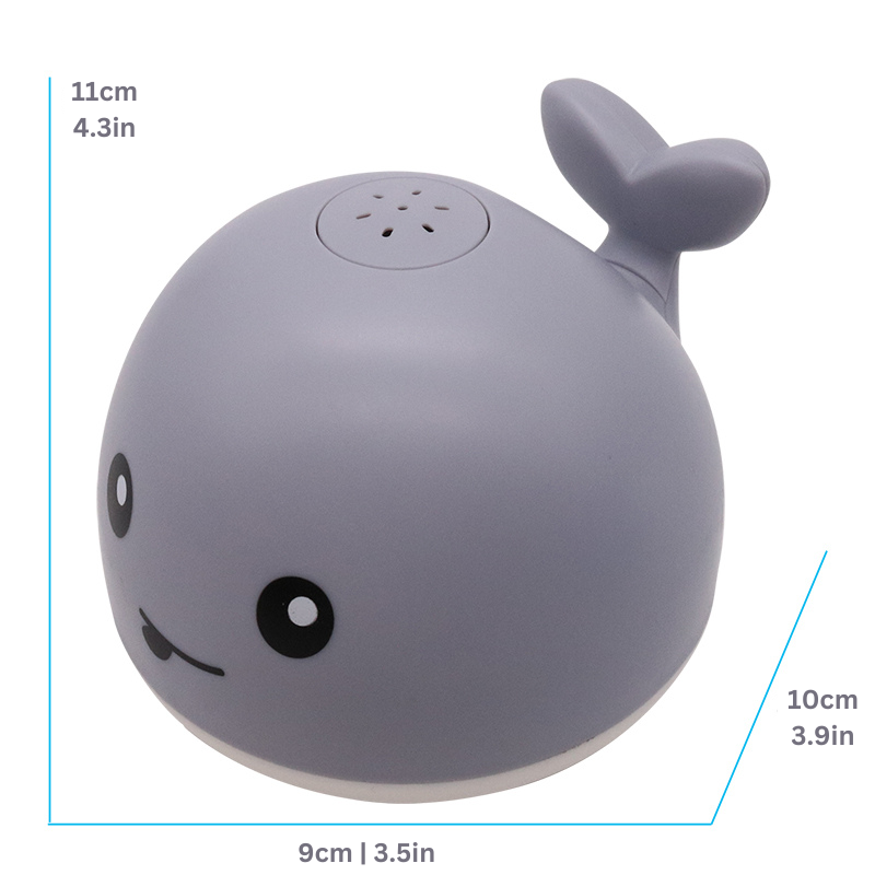 WhaleWave Whale Bath Spray Floating Water Splash Play Toy