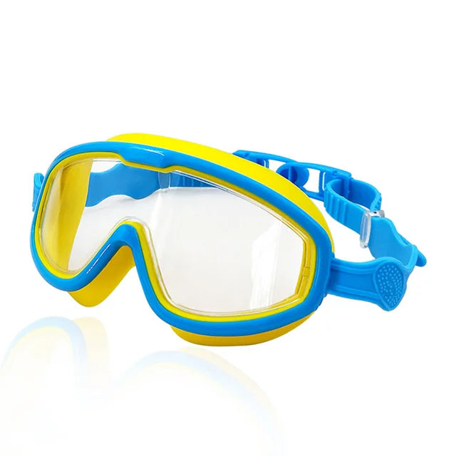 AquaView Kids Swimming Goggles with Anti-Fog Lens and Comfortable Adjustable Fit