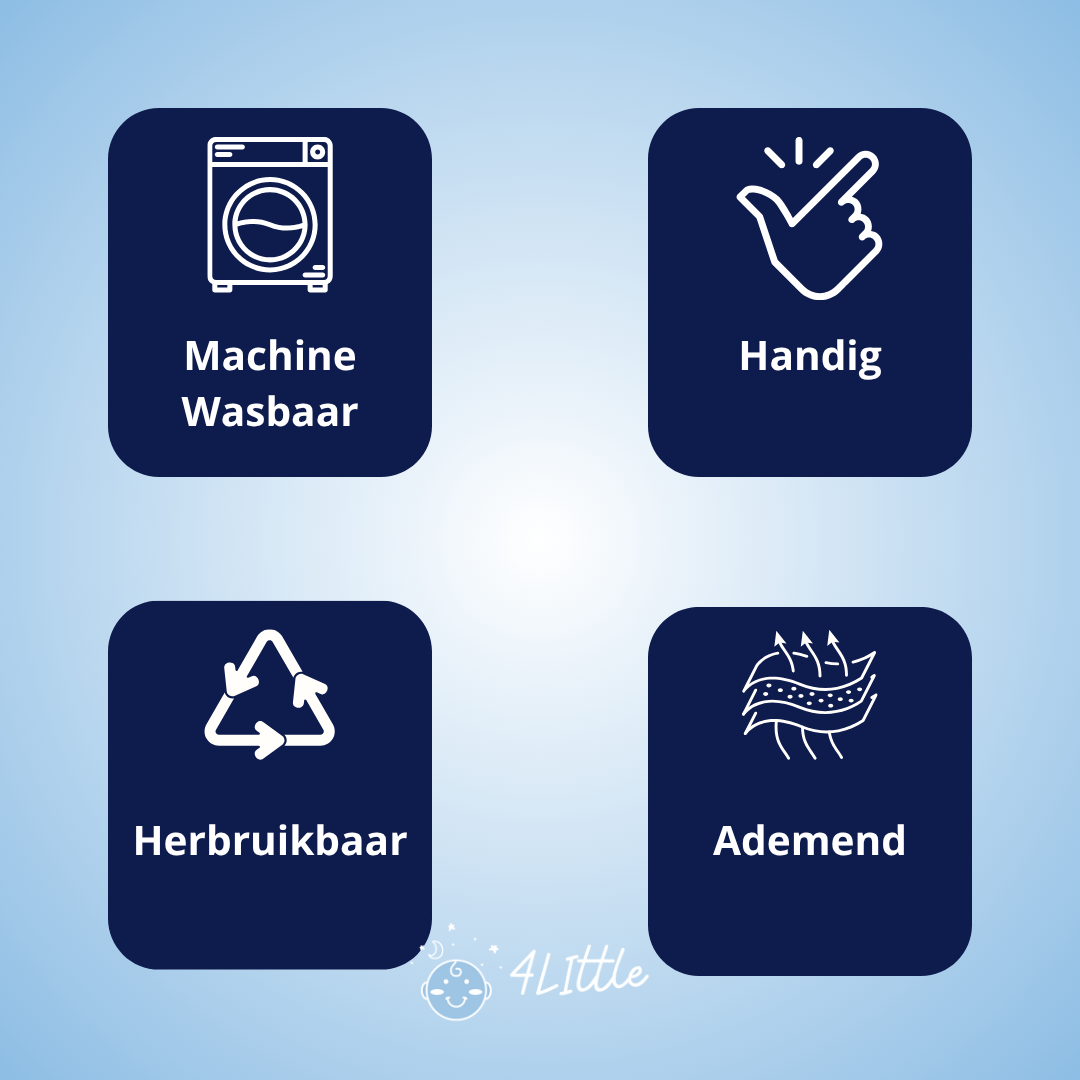 DryNest Absorbent Potty Training Inserts – Reusable Leak Protection Pads for Toddlers