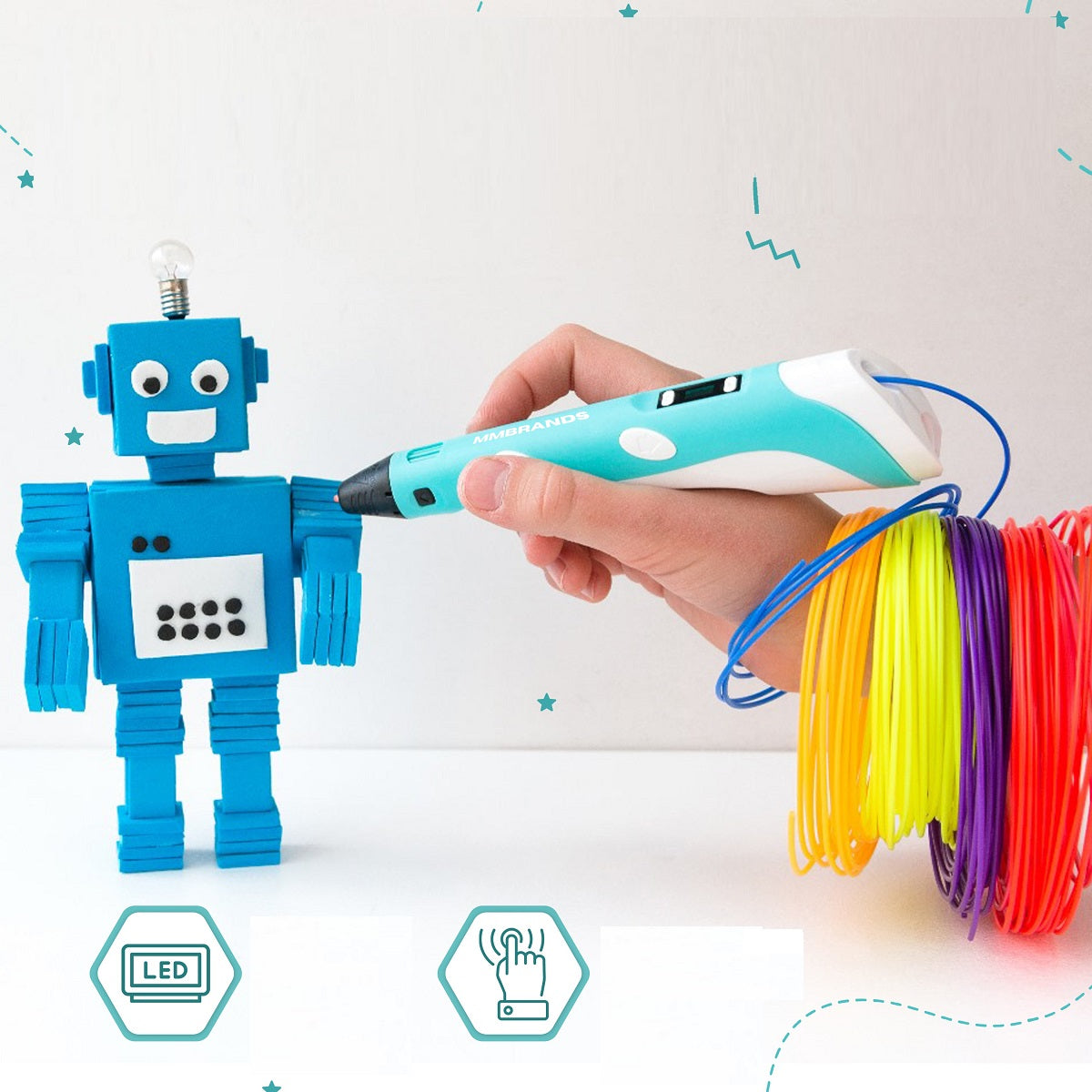 CreatePen Innovative 3D Printing Pen for Kids Creative Drawing Play