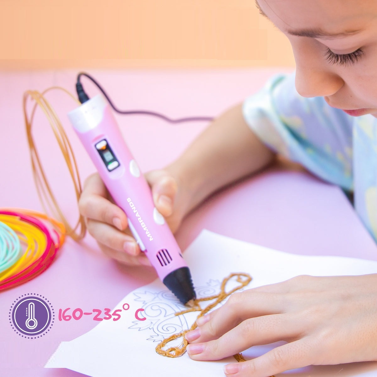 CreatePen Innovative 3D Printing Pen for Kids Creative Drawing Play