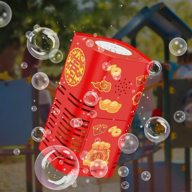 BubbleNova Automatic Bubble Machine Light Up Outdoor Play Toy