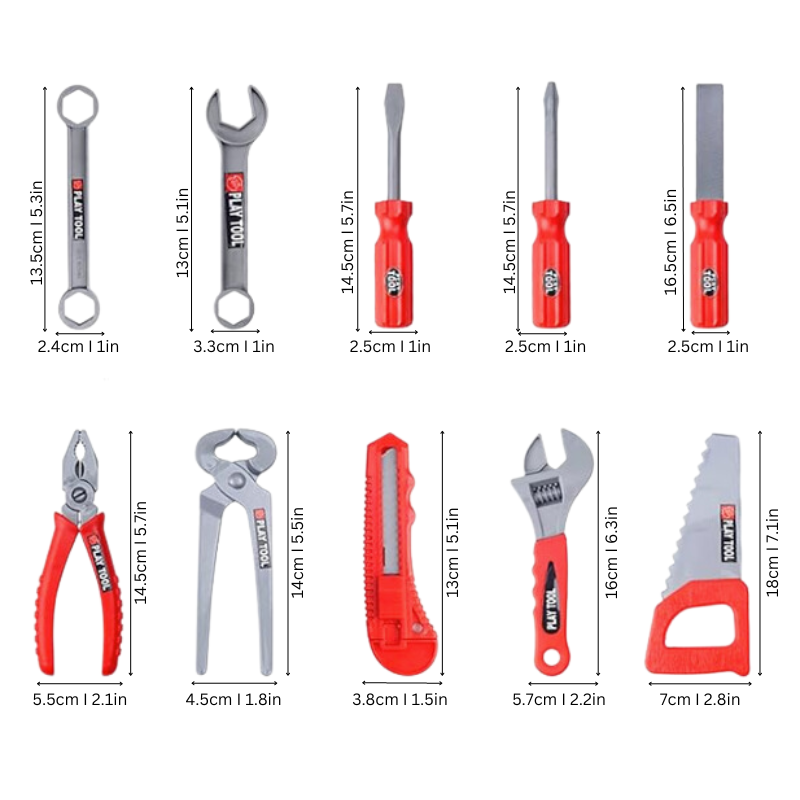 DrillDo Kids Tool Set with Electric Drill Pretend Play Toy