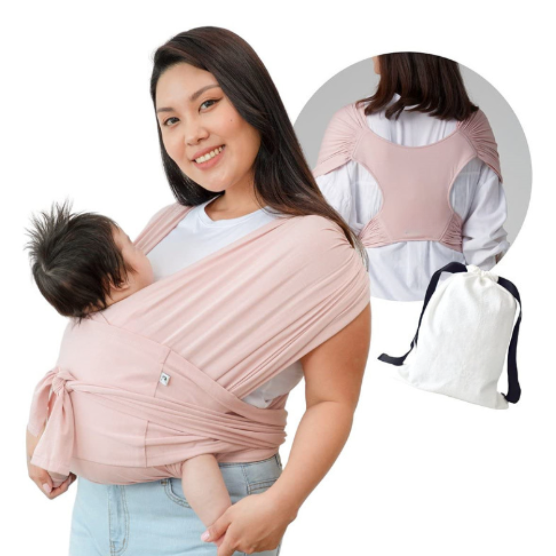 AirNest Ergonomic Baby Sling, Breathable Comfortable Newborn Carrier 0+ Months