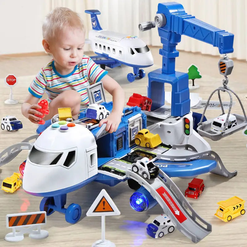 SkyPilot Interactive Toy Airplane for Toddlers with Lights, Sounds and Motion Play