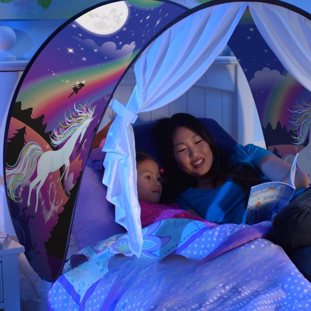DreamDome Magical Bed Tent for Kids, Enchanted Sleep & Play Canopy