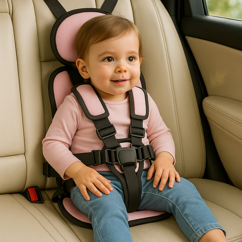SafeRideGo Kids Travel Harness Booster Seat – Portable Car Safety Harness for Toddlers