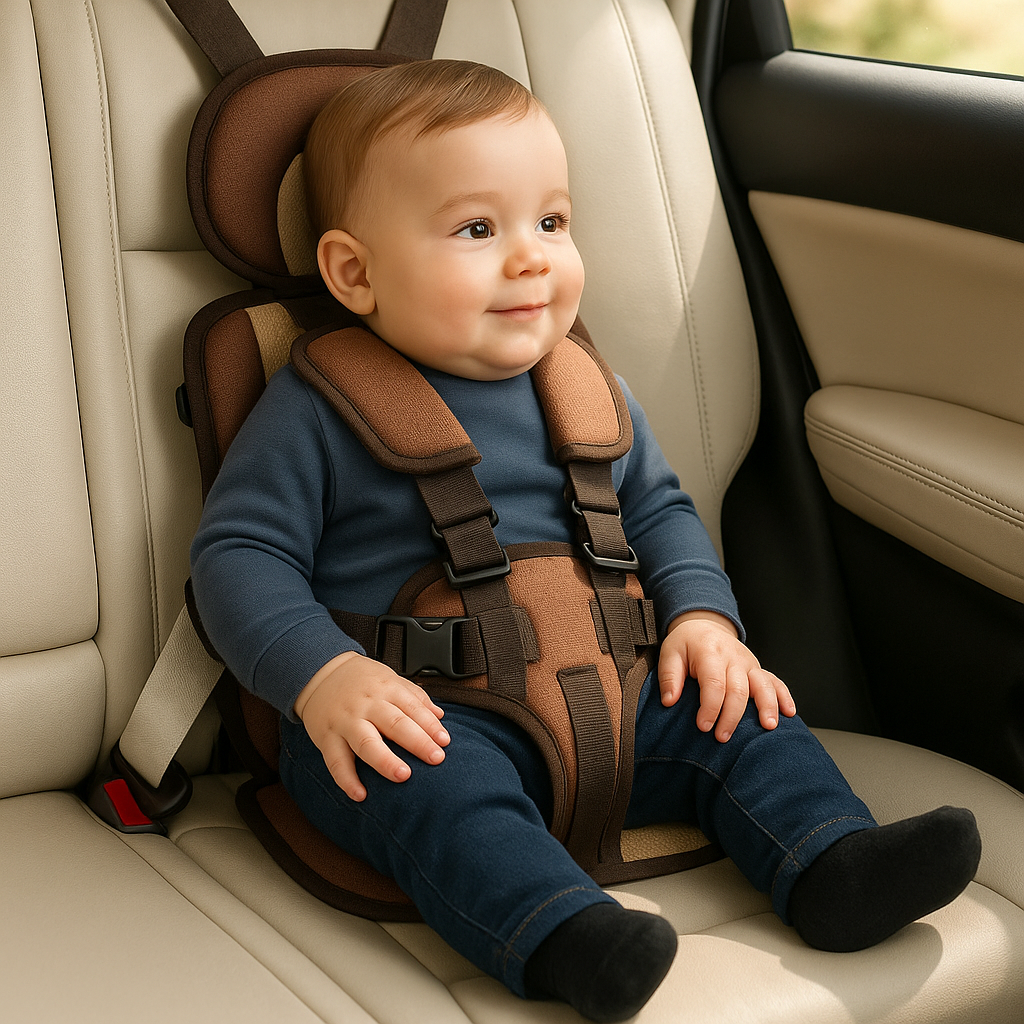 SafeRideGo Kids Travel Harness Booster Seat – Portable Car Safety Harness for Toddlers