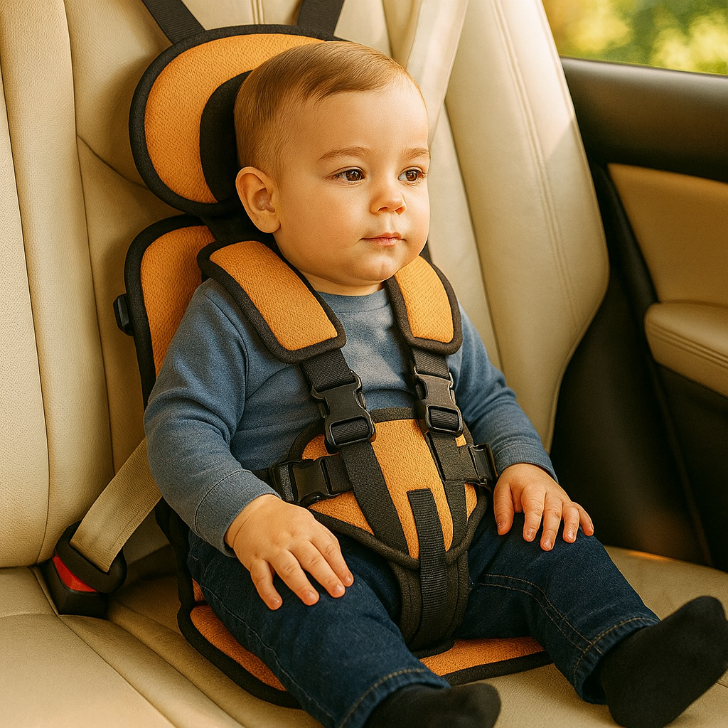 SafeRideGo Kids Travel Harness Booster Seat – Portable Car Safety Harness for Toddlers