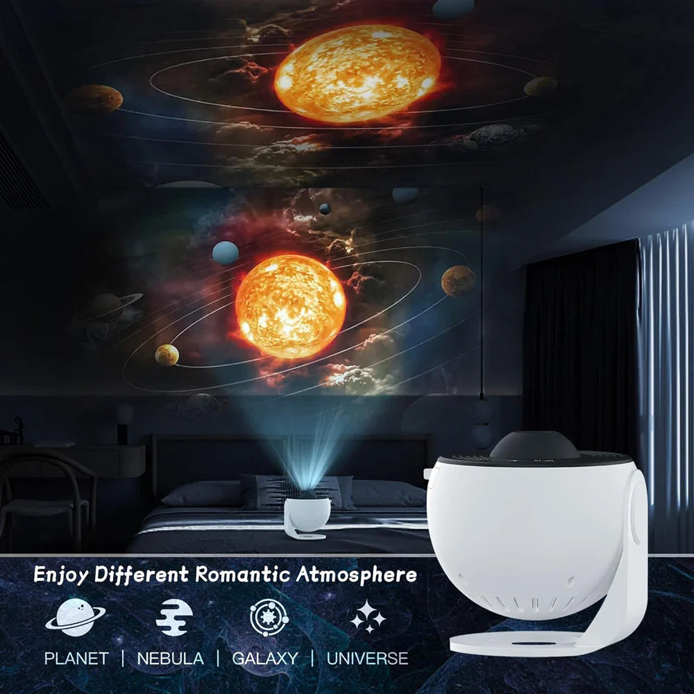 StarOrbit 360° Rotating Galaxy Night Light, LED Star Projector Lamp for Kids & Home