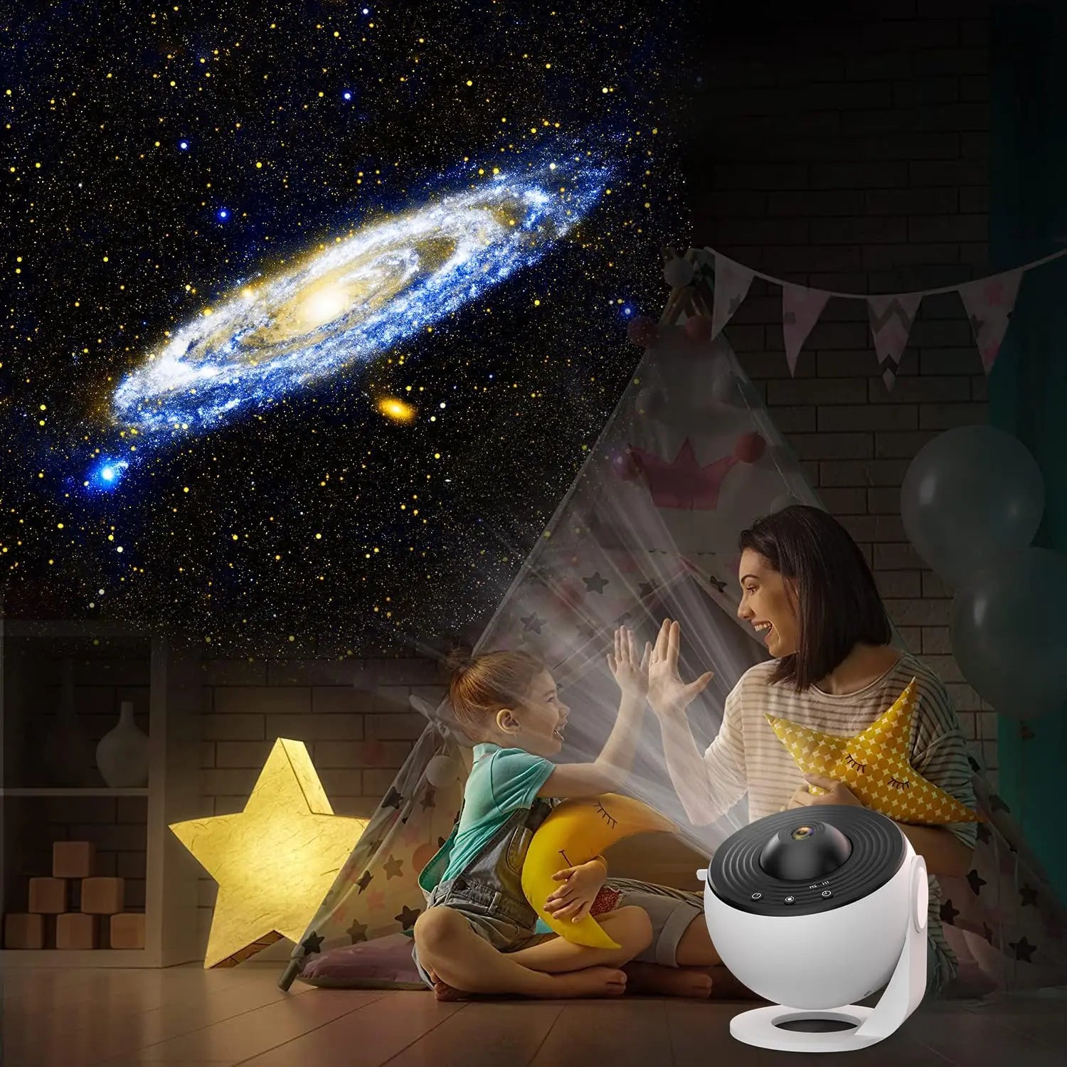 StarOrbit 360° Rotating Galaxy Night Light, LED Star Projector Lamp for Kids & Home