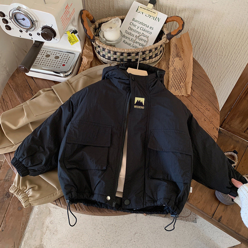 StormLite Hooded Windbreaker Jacket for Kids, Unisex Polyester (Ages 0–6)