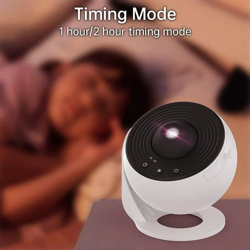 StarOrbit 360° Rotating Galaxy Night Light, LED Star Projector Lamp for Kids & Home