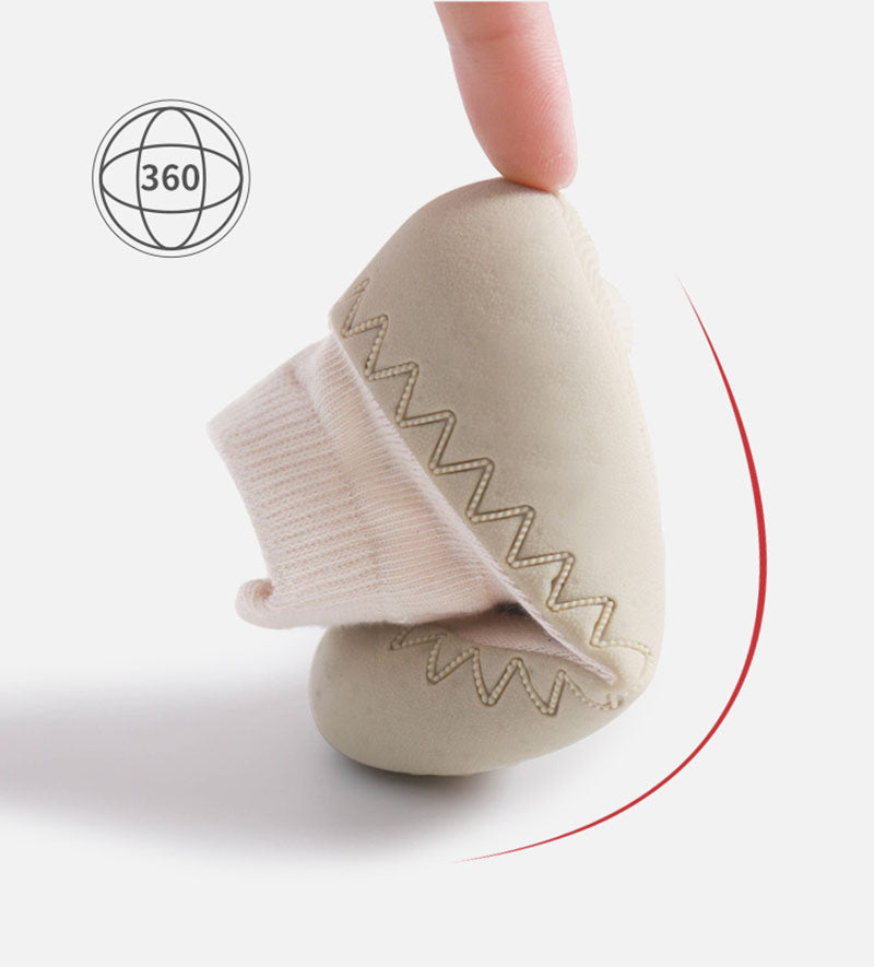 LittlePaws Baby Booties, Non-Slip Soft Sole Unisex First Shoes 0–3 Years