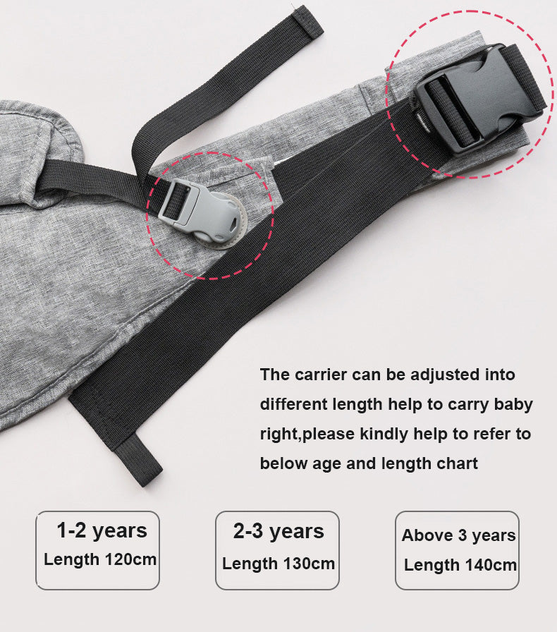 ComfortCarry Ergonomic Baby Carrier, Adjustable Sling for Babies & Toddlers 6–36M