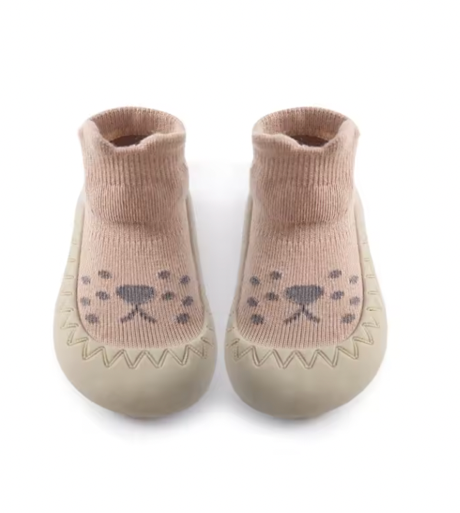 LittlePaws Baby Booties, Non-Slip Soft Sole Unisex First Shoes 0–3 Years