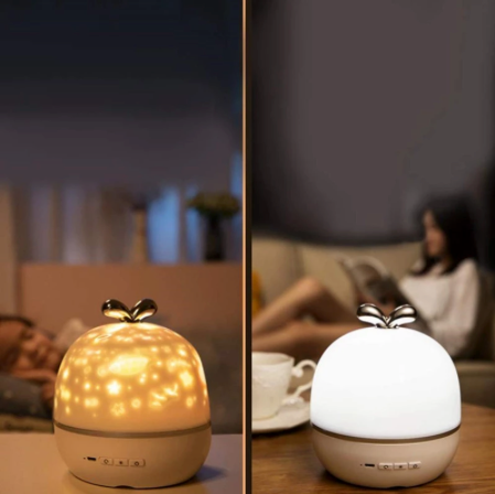 DreamOrbit Kids Galaxy Projection Night Light for Calming Sleep and Bedtime Comfort