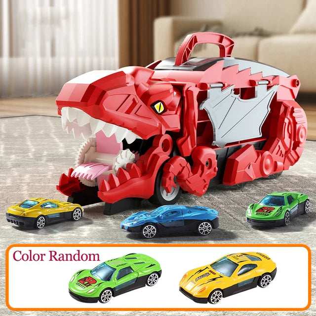 DinoHaul Transport Truck – Kids Toy Car with Dinosaur Figures for Creative Play
